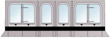 Frontwand 6 m