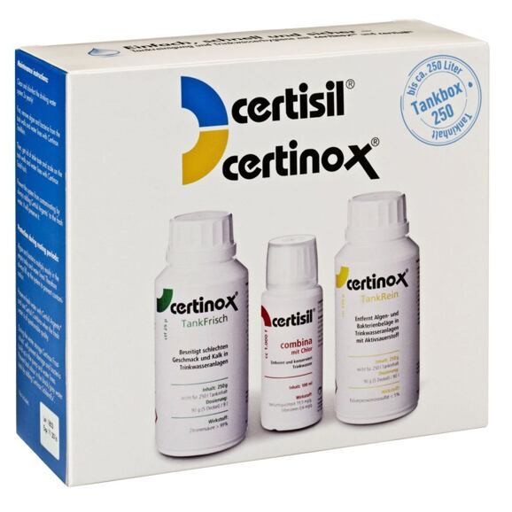Desinfektions und Konservierungssatz für Wasser Certisil Certibox 250